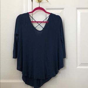 BP Navy tunic with back detail